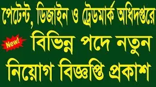 Department of Patents Designs and Trademarks Job Circular 2019 - DPDT Job Circular 2019