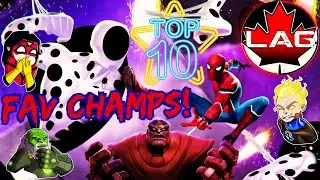 Lagacy's All Time Top 10 Favorite Champions! Countdown & Story Telling! - Marvel Contest Champions