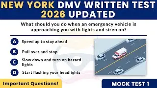 2025 NEW YORK DMV Written Test &mdash; NY Permit Practice Exam &mdash; Drivers Test  | NY Handbook Questions