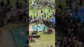 Chaos, lathi-charge at Salt Lake stadium amid Messi visit