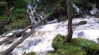 Nedd Fechan in full flow in the Nedd Valley