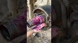 Truck Wheel Bearing Grease Amazing Shorts #skills #shorts #trending #greasing