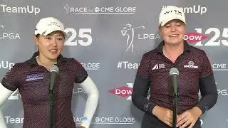 Matilda Castren & Kelly Tan Wednesday Flash Interview 2022 Dow Great Lakes Bay Invitational