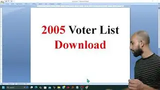 2005 Voter List Download Assam | Babu Printers
