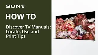 Discover TV Manuals | How to locate, use, and printing tips