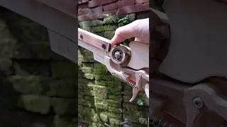 wooden slingshot with powerful Trigger Mechanism