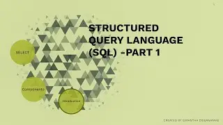01. Introduction - SQL in Sinhala