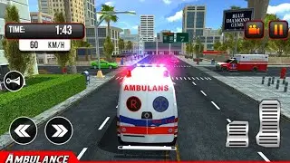 Police Ambulance Van Driving - 911 Emergency Rescue Simulator - Android Gameplay