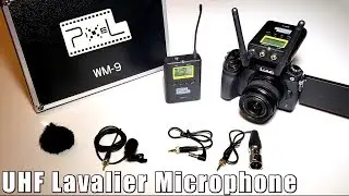 Pixel 50-Channel UHF Wireless Lavalier Microphone Review - WM-9