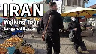 Iran Bazaar Walking tour &spades; langarud bazaar Iran 2022  Walking