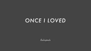ONCE I LOVED chord progression - Jazz Standard Backing Track Play Along