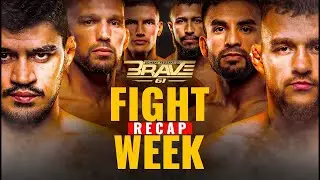 🔴FIGHT WEEK RECAP | BRAVE CF 61 | GERMANY | FULL MMA EVENT RELIVE!