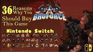The Most Underrated Video Game For The Nintendo Switch 36 Reason Why Should Buy This Game BROFORCE