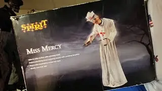 Miss Mercy Spirit Halloween 2020 Set Up and Demo. #halloween #nurse #spirithalloween #2020 #creepy 