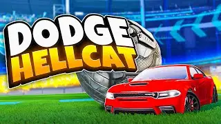 New BEST DLC Car In Rocket League? | Dodge Charger Hellcat Montage