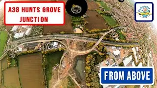 The  A38 Hunts Grove Junction at HARDWICKE and traffic chaos  From Above?
