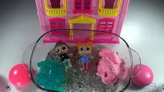 Mixing slime & LOL dolls