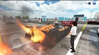 Supercar Lift Challenge at Gas Station | 3D Driving Class 2 | GaMiNg WiTh CaR