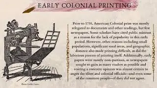 The Morning Star of that Liberty:  Controversy and Conflict in Early American Press, 1735-1805