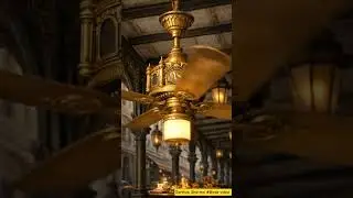 a royal company ceiling fanA.S VINTAGE DESIGN CEILING FAN# Royal fan# made of gold# gold fan# Royal👑