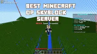 NEW best OP SKYBLOCK server in 2021?? (FREE /FLY!)