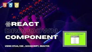 How to Create a React Dropdown Menu Component | ReactJS Tutorial