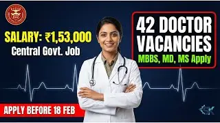 ESIC Recruitment 2026 | 42 Specialist & Doctor Vacancies | ₹1,53,000 Salary | ESIC Hospital Jobs 🩺