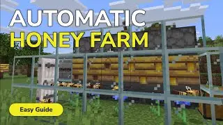 How to Build an Automatic Honey Farm in Minecraft - Easy Guide