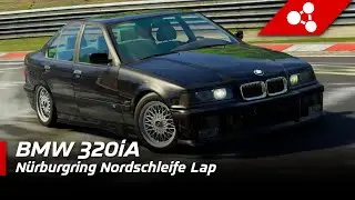 BMW 320iA | N&uuml;rburgring Nordschleife | BeamNG Lap with Track Section Names | HD