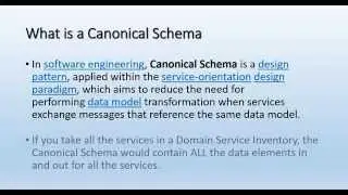 Udemy SOA Canonical Schema