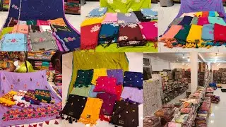 180Rs/-Wholesale 120 count Khadi Cotton sarees Manufacturers/Bulk Sarees Courier AVL/Shopping