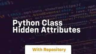 python class hidden attributes