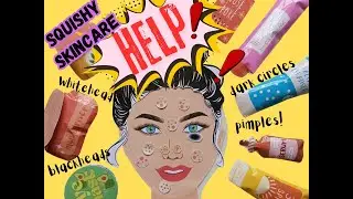 Paper Squishy Skincare Face Breakout - Pimples - Lost in Jungle Survival Kit