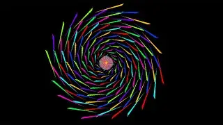 Python: Mesmerizing Spirographs in Brilliant Colors #PythonArt #TurtleGraphic #python #pythonturtle
