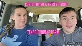 Texas Snow Storm & No Power / Diaso/ Costco & 99 Cent Only Finds