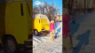В -15 на задньому приводі #automobile #volkswagen #t3 #snow #camper #drift #bus