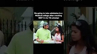 Only Droppers can feel the pain...😢😢 #neet #exam #funny #medical #chemistry #physics
