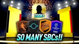 HUGE 200K+ WALKOUT IN *NEW* SBCs! FIFA 19 Ultimate Team!