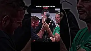 🔥💪DEVON LARRATT FINGER POWER ARM WRESTLING #sports #devonlarrattvslevansaginashvili