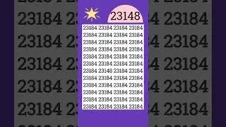 How fast did you locate the hidden 23148? #eymath