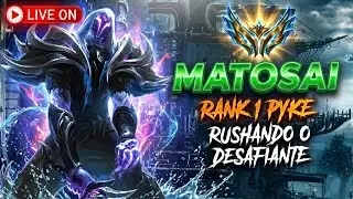 🔥 RANK 1 PYKE BR l PYKE ESTA QUEBRADO NESSA SEASON