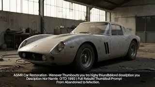 ASMR Car Restoration – Ferrari 250 GTO 1962 | Full Rebuild From Abandoned to Perfection