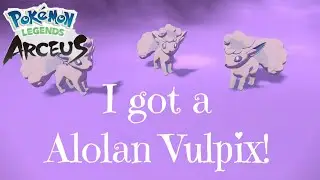 Alola Vulpix Hunt | Request 83 Snow White Vulpix in the Snow Pok&eacute;mon Legends: Arceus