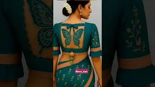 Viral Blouse Back Neck Design 2025#blousedesigns #trending #shorts #shortsfeed #viral #mannu_style