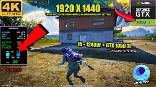 PUBG Mobile UHD Benchmark Test | i5 - 12400F + GTX 1050 Ti (Event + Classic) - Surprising Results!
