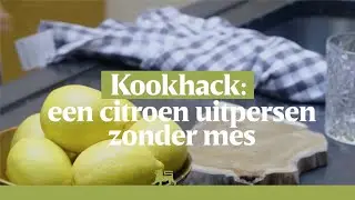 Kookhack: een citroen uitpersen zonder mes