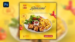 Create Stunning Food Posts for Social Media in Photoshop | Step-by-Step Tutorial