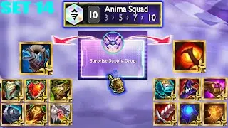 All Item Radiant 10 Anima Squad (Surprise Supply Drop)? | TFT SET 14 RANKED #tftset14