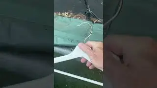 Trampoline Springs HACK - How to Remove WITHOUT a Tool or a Spare Spring #lifehacks #shorts