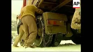 Winter weather chaos in Russia and Georgia